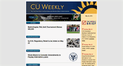 Desktop Screenshot of cuweekly.ccul.org